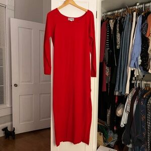100% Cashmere Maxi Dress Vintage Bloomingdale’s